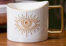 Load image into Gallery viewer, White Evil Eye Mug
