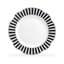 Load image into Gallery viewer, Josephine Black Stripes Fine Porcelain Dinner Plate