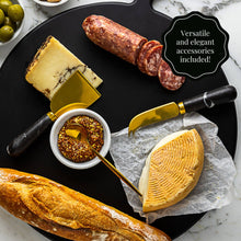 Load image into Gallery viewer, 10 Piece Black Charcuterie Board Set