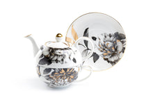 Load image into Gallery viewer, Peony Fine Porcelain Tea Set for One