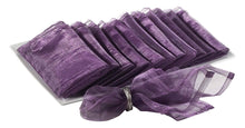 Load image into Gallery viewer, Sheer Organza 20" Dinner Napkin: 6 in Burgundy
