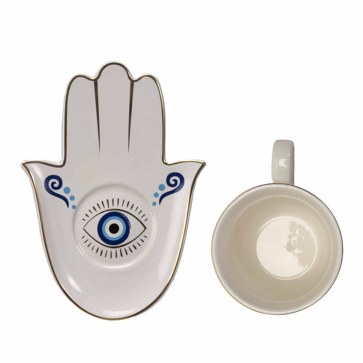 Seeing Eye Cup and Saucer