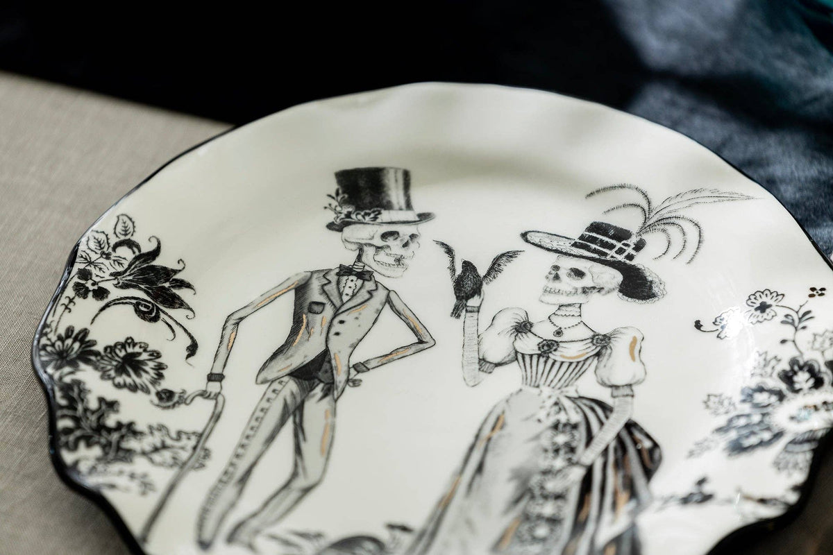 Skeletons Dessert / Salad Plate
