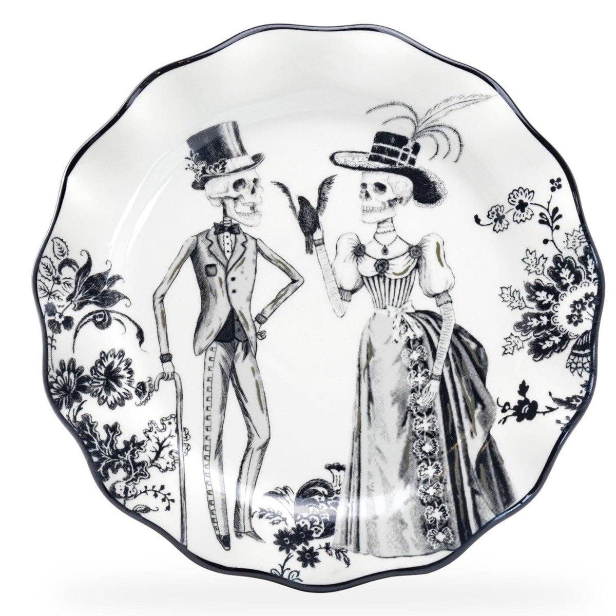 Skeletons Dessert / Salad Plate