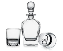 Load image into Gallery viewer, Skull Decanter &amp; Whiskey Glasses
