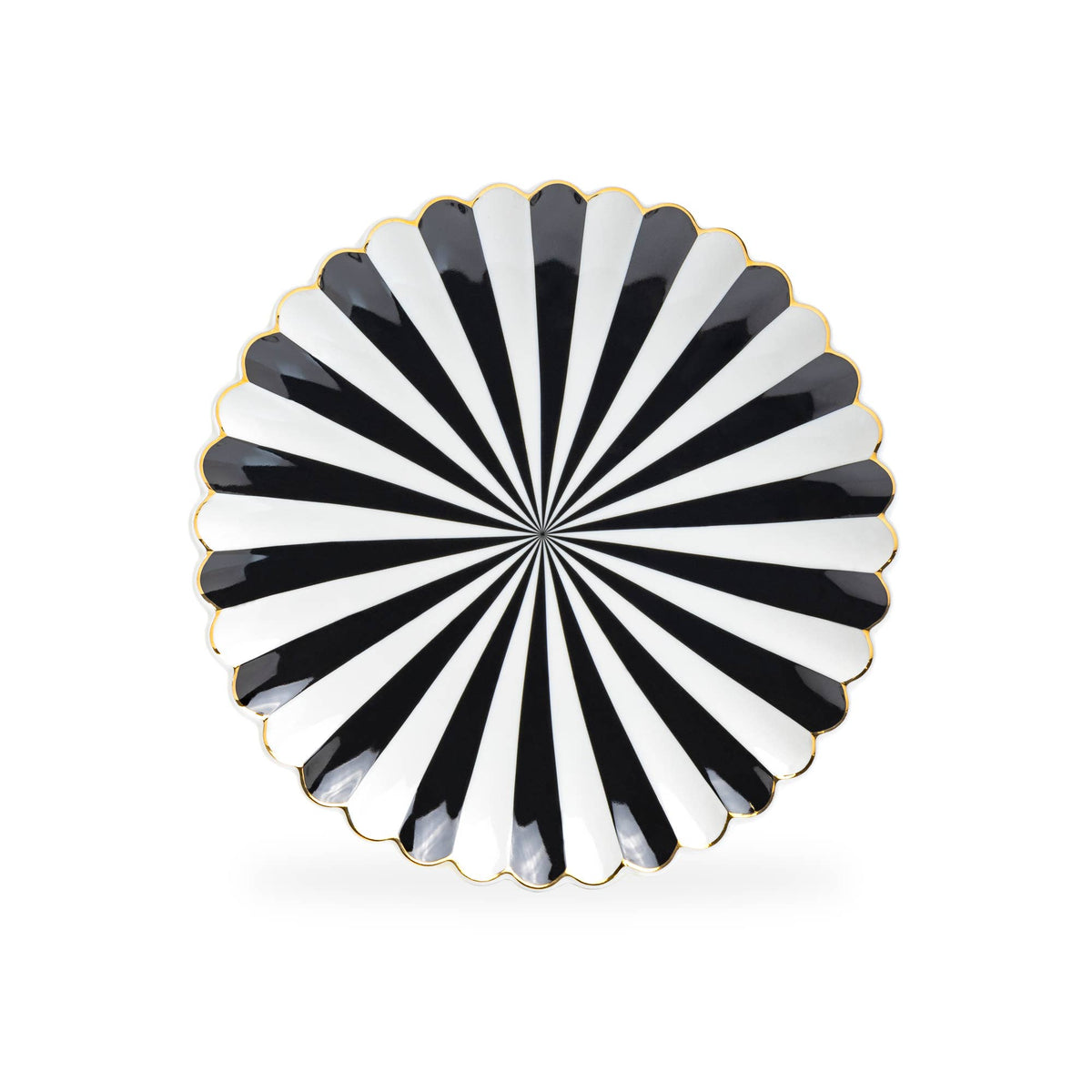 Scallop Fine Porcelain Dessert plate