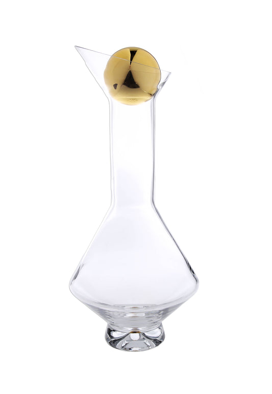 Glass Diamond Shaped Decanter