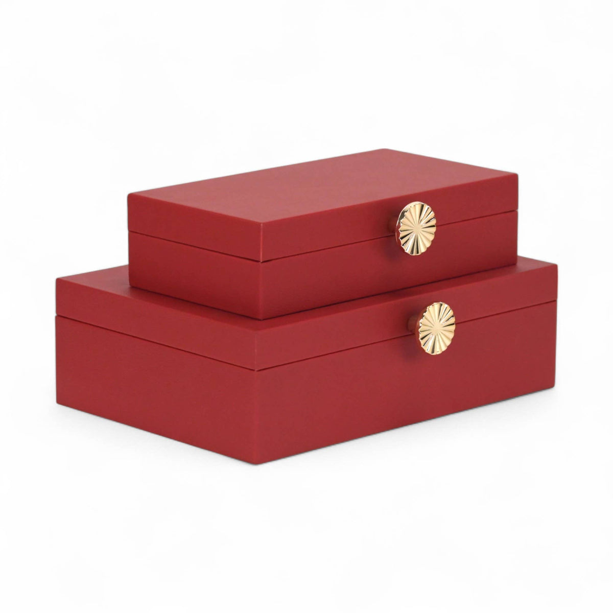Solara Decorative Box Set - Red