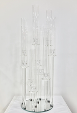 Load image into Gallery viewer, Crystal Candelabra- Clear Hurricane
