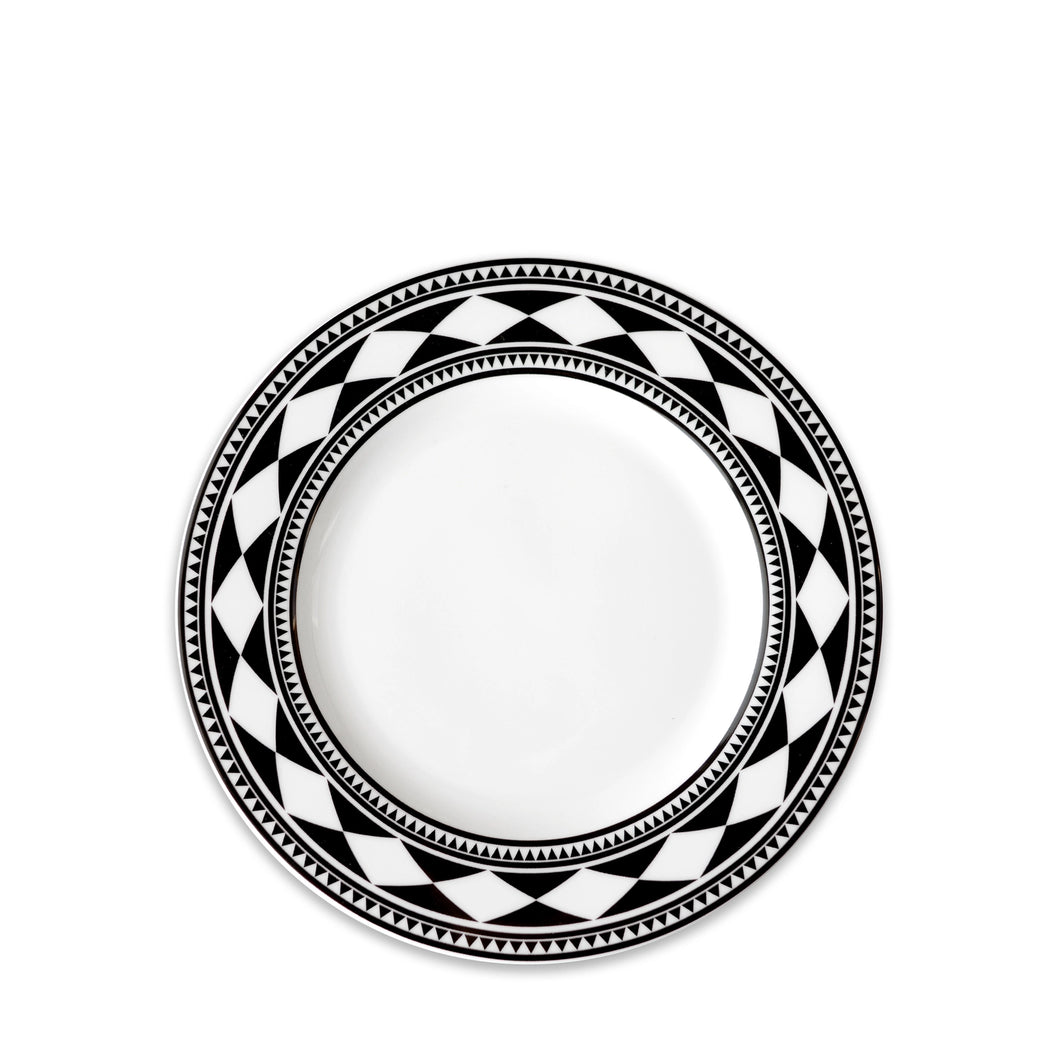 Fez Rimmed Salad Plate: Set of 4