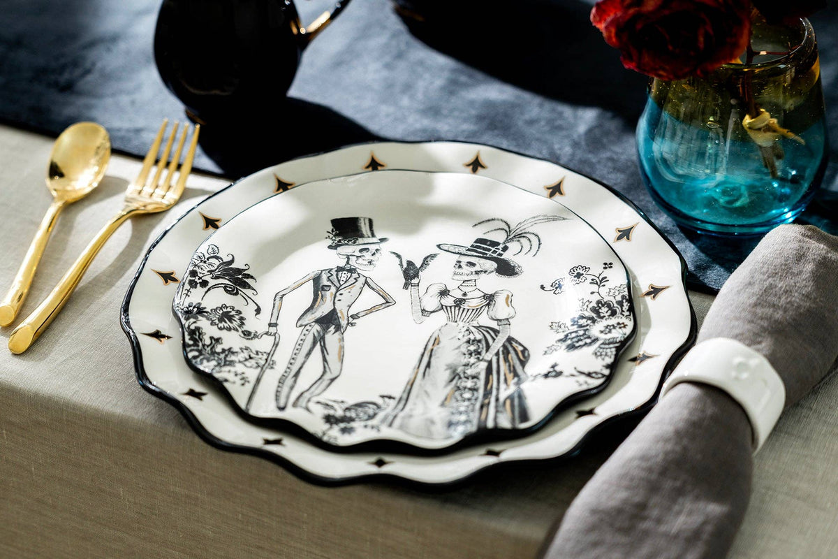 Skeletons Dessert / Salad Plate