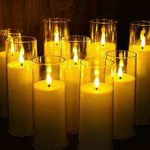 Load image into Gallery viewer, Flameless Acrylic Candle 9-Piece Set
