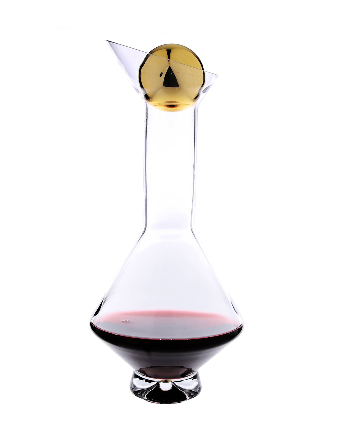 Glass Diamond Shaped Decanter