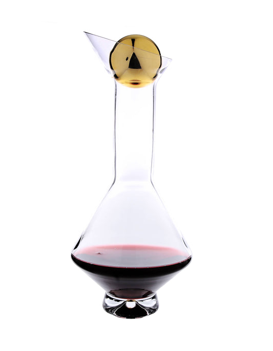 Glass Diamond Shaped Decanter