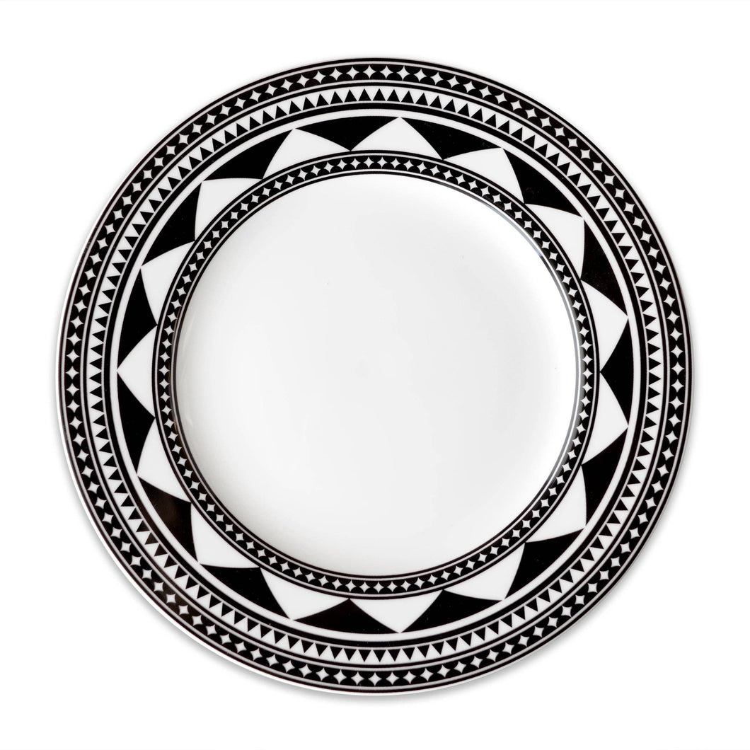 Fez Rimmed Dinner Plate: Set of 4