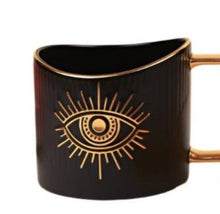 Load image into Gallery viewer, Evil Eye Black Mug
