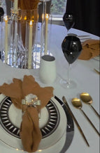 Load image into Gallery viewer, Modern Black Wine Glass
