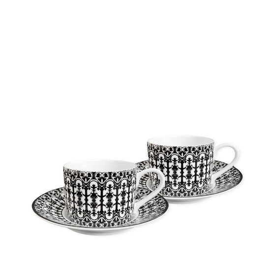 Casablanca Cup & Saucer, Set of 2